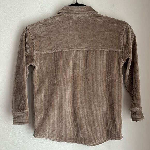 Abercrombie Kids Girls Corduroy jacket shacket long sleeve button down 5/6 NWT! - Picture 10 of 10